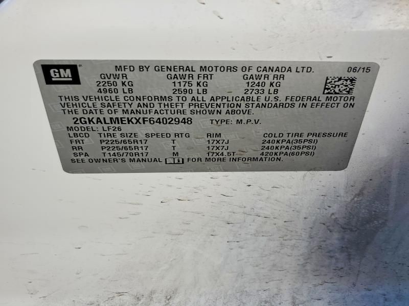 2015 GMC Terrain sle