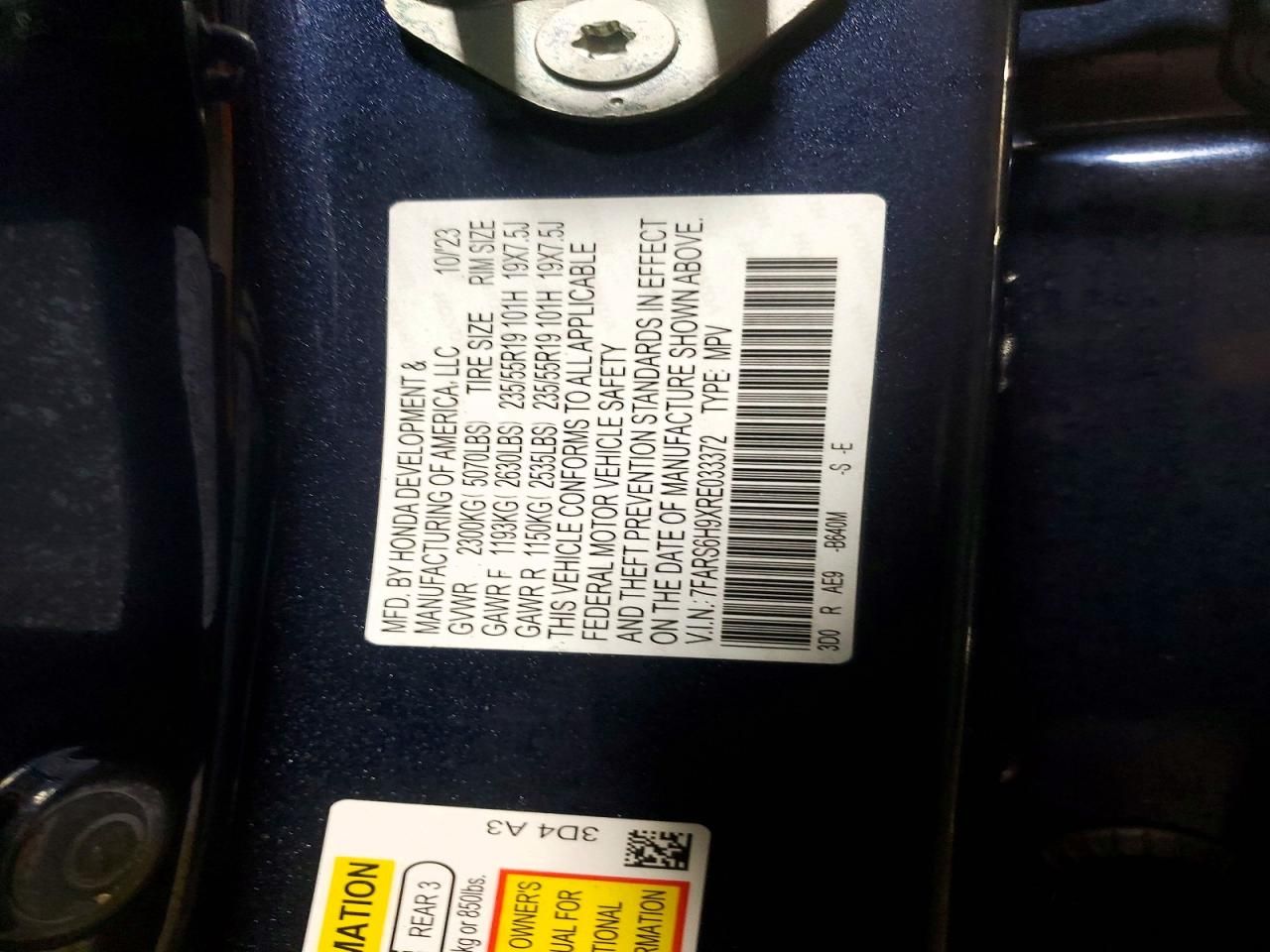 2024 Honda Cr-v Sport Touring