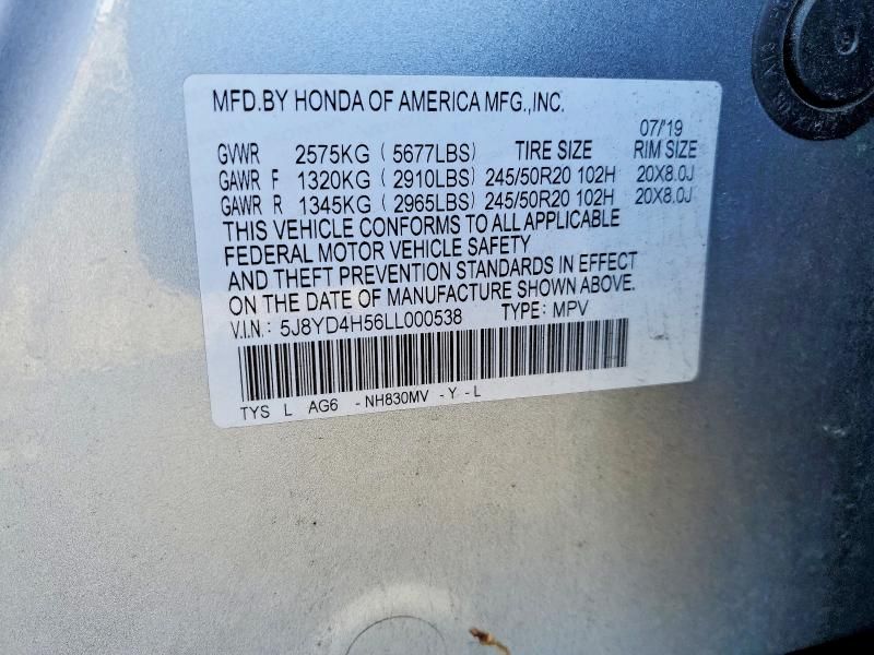 2020 Acura Mdx Technology