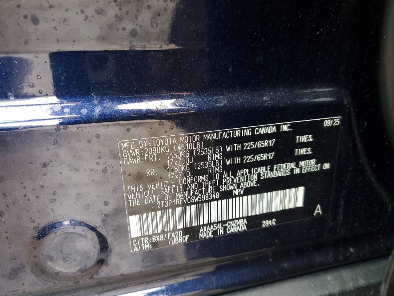 2025 Toyota Rav4 xle