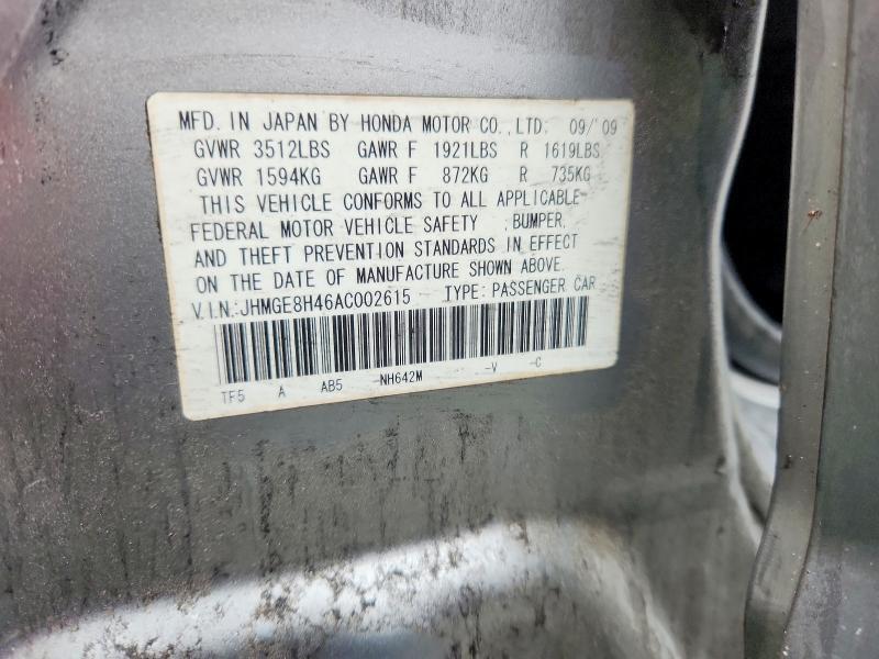 2010 Honda Fit Sport