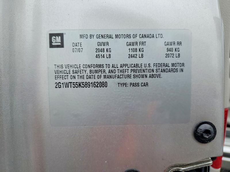 2008 Chevrolet Impala lt