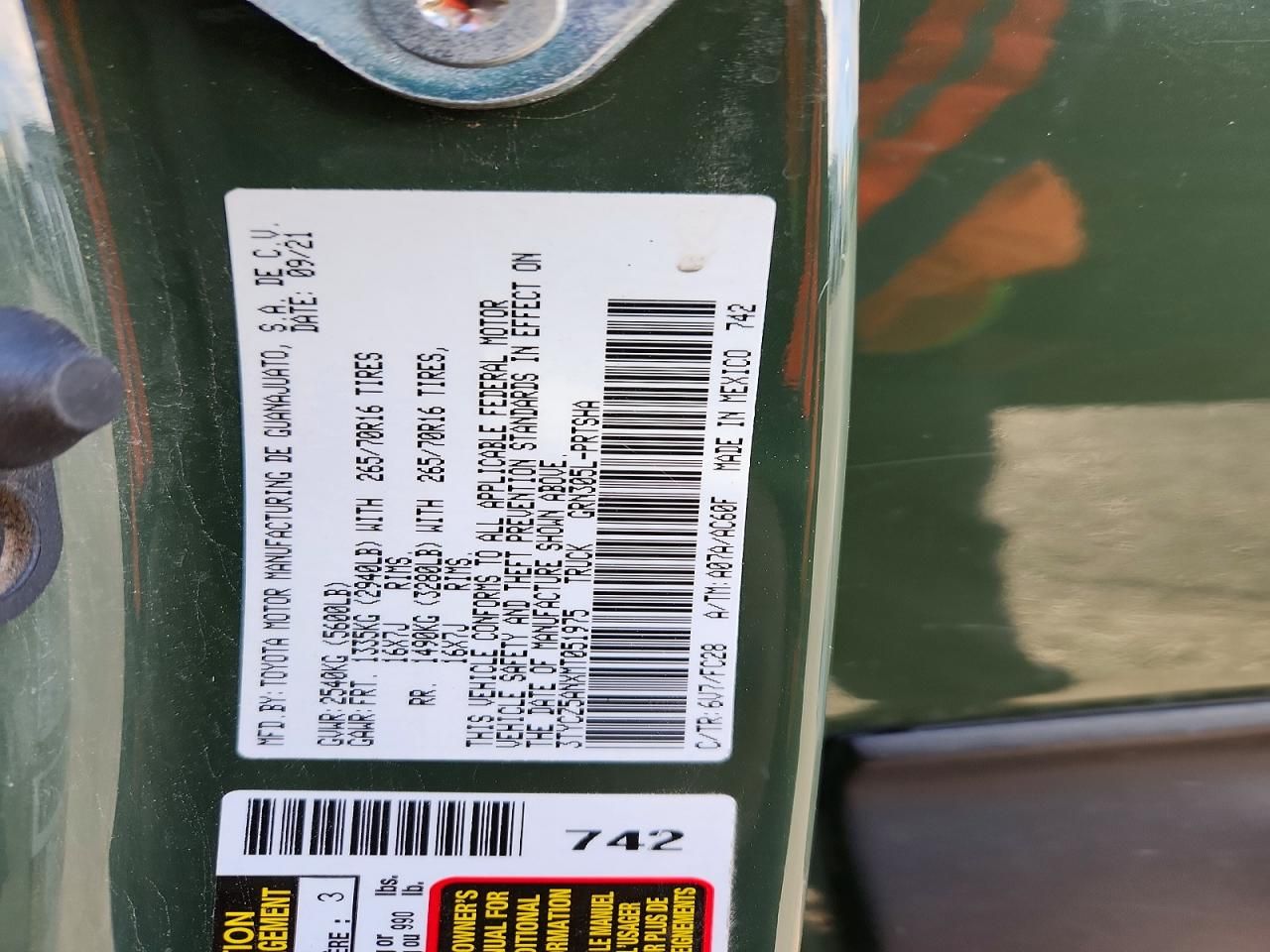 2021 Toyota Tacoma Double cab