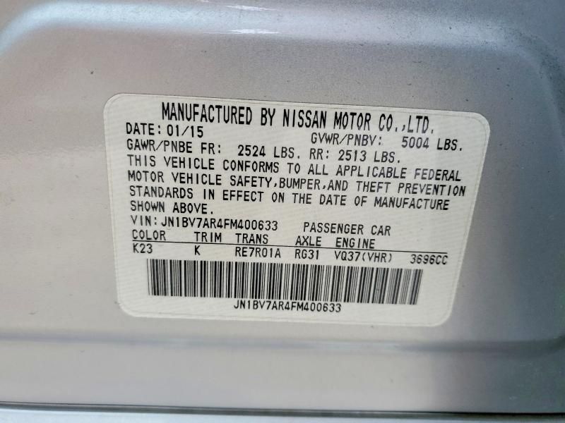 2015 Infiniti Q50 Base