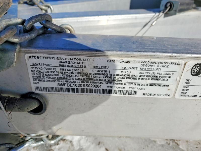 2025 Alcom Enclosed Cargo Trailer