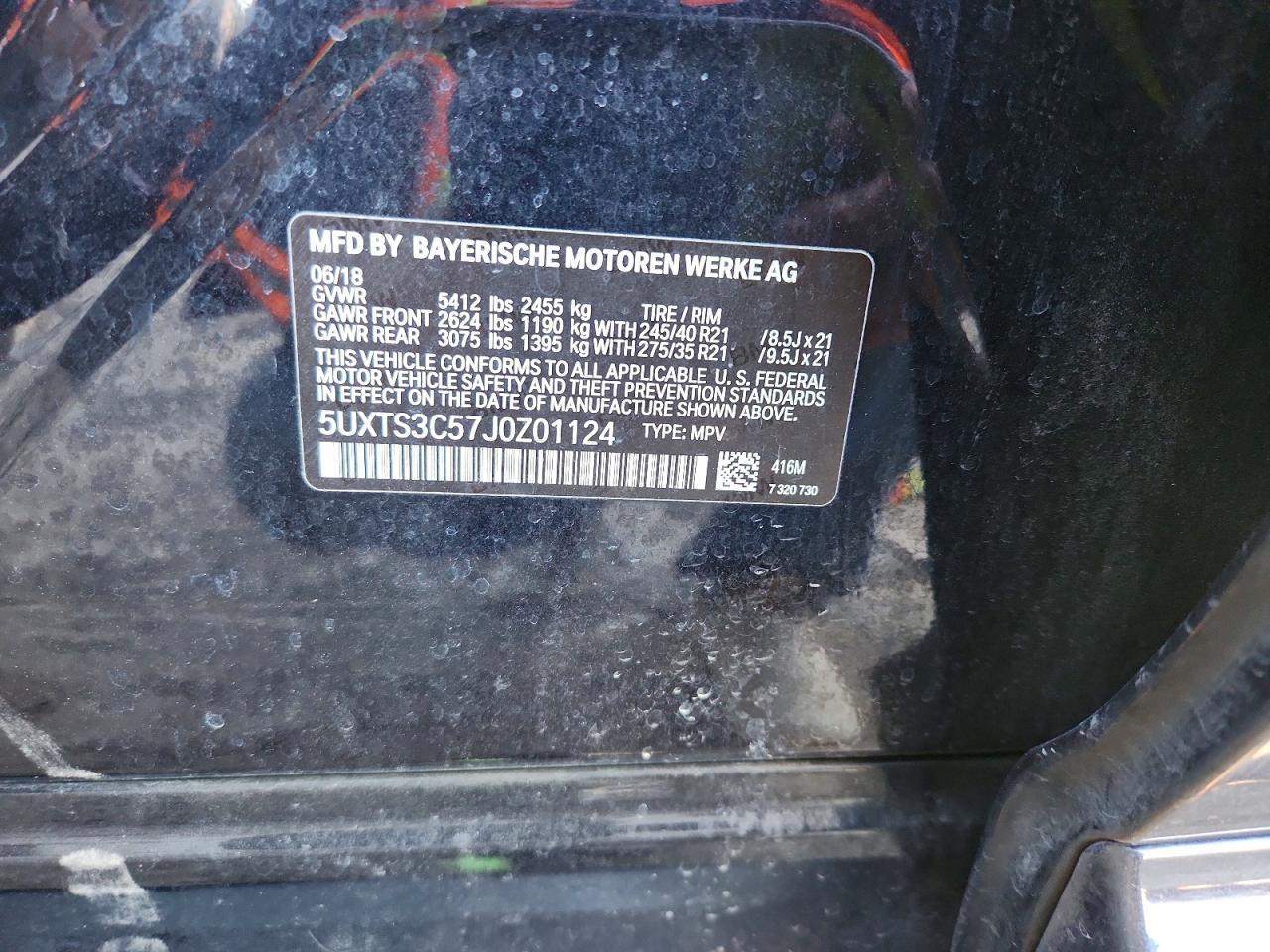 2018 BMW X3 Xdrivem40i