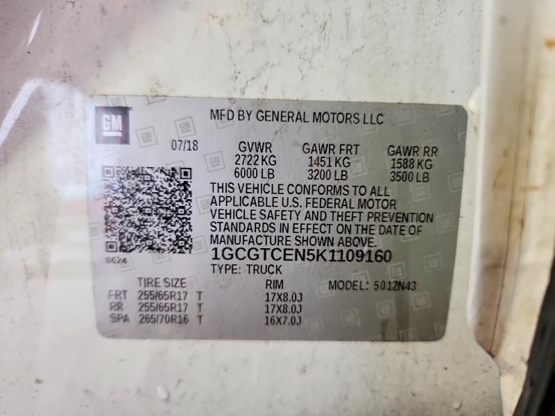 2019 Chevrolet Colorado lt