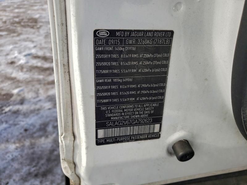 2016 Land Rover LR4 hse