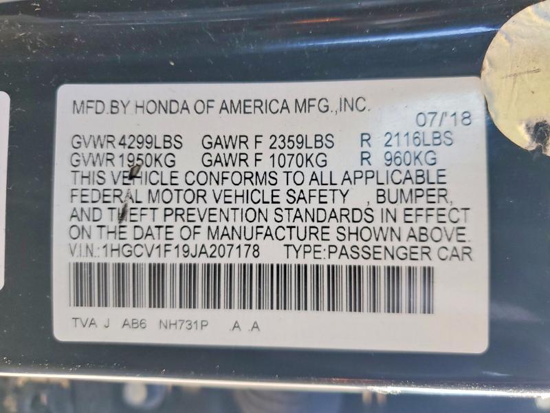 2018 Honda Accord lx