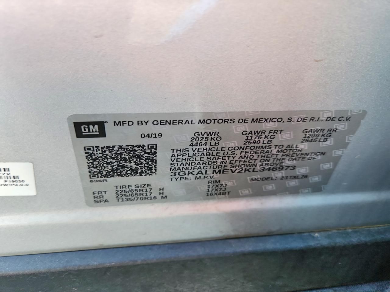 2019 GMC Terrain sle