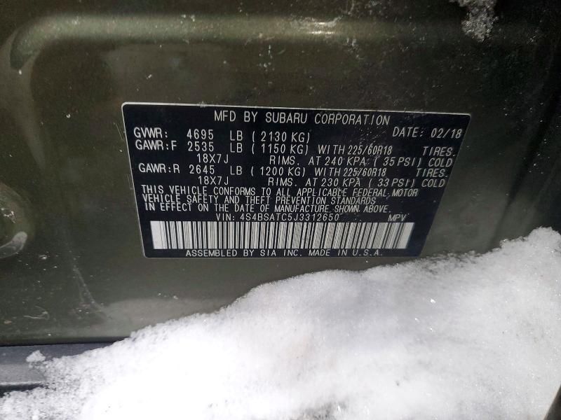 2018 Subaru Outback Touring