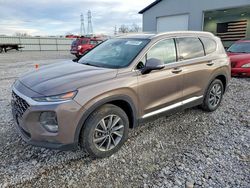 Hyundai salvage cars for sale: 2019 Hyundai Santa fe Limited