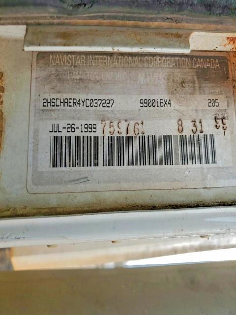 2000 International 9900i Truck cab and Chassis