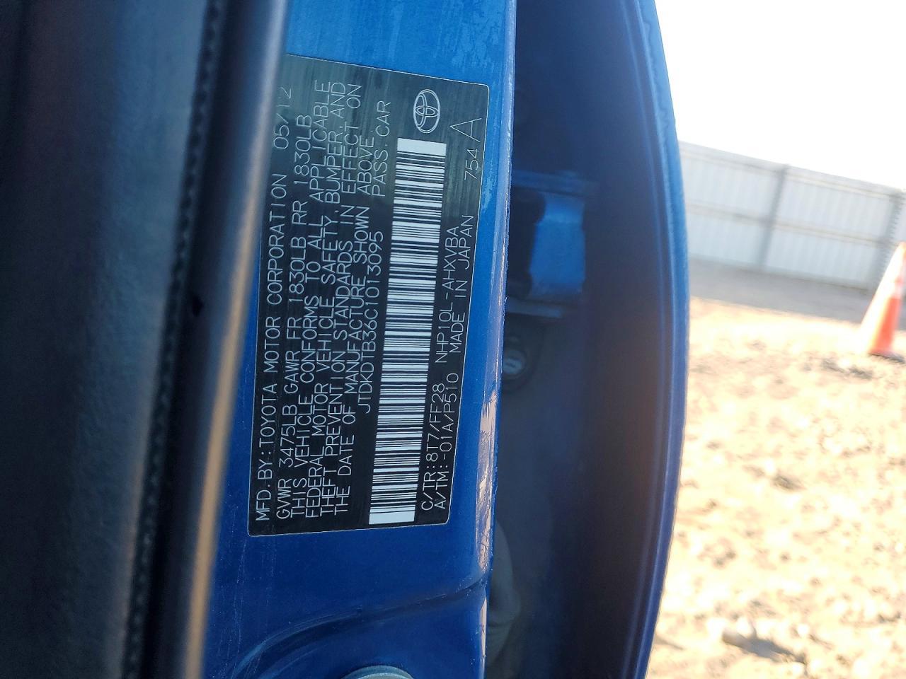 2012 Toyota Prius c