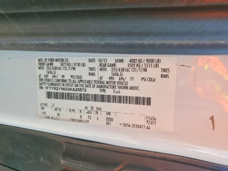 2016 Ford Transit T-250