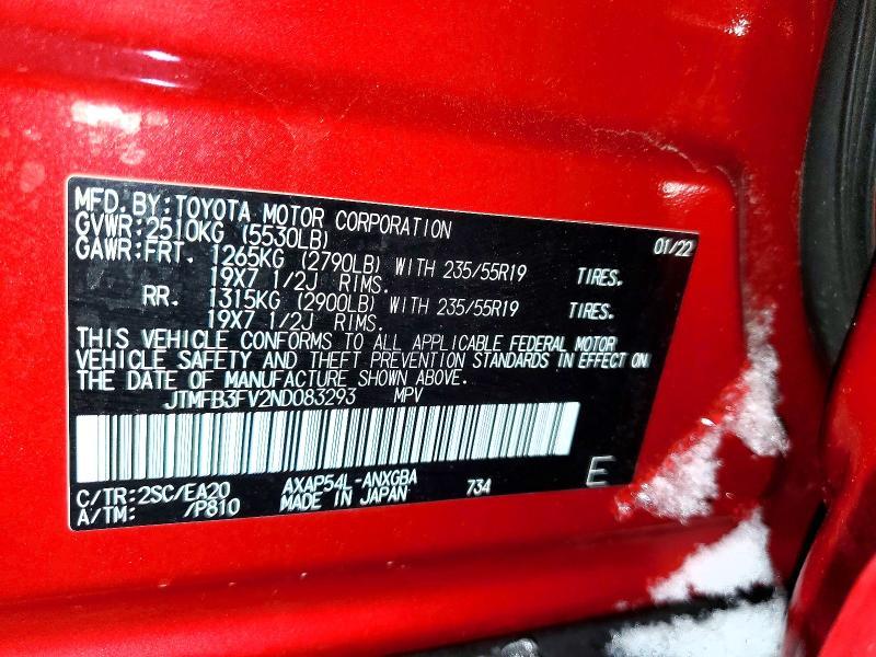 2022 Toyota Rav4 Prime xse