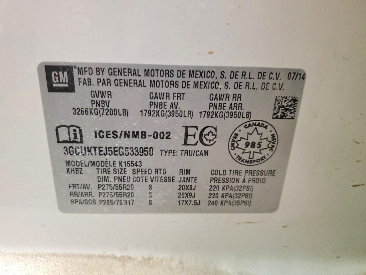 2014 Chevrolet Silverado K1500 High Country