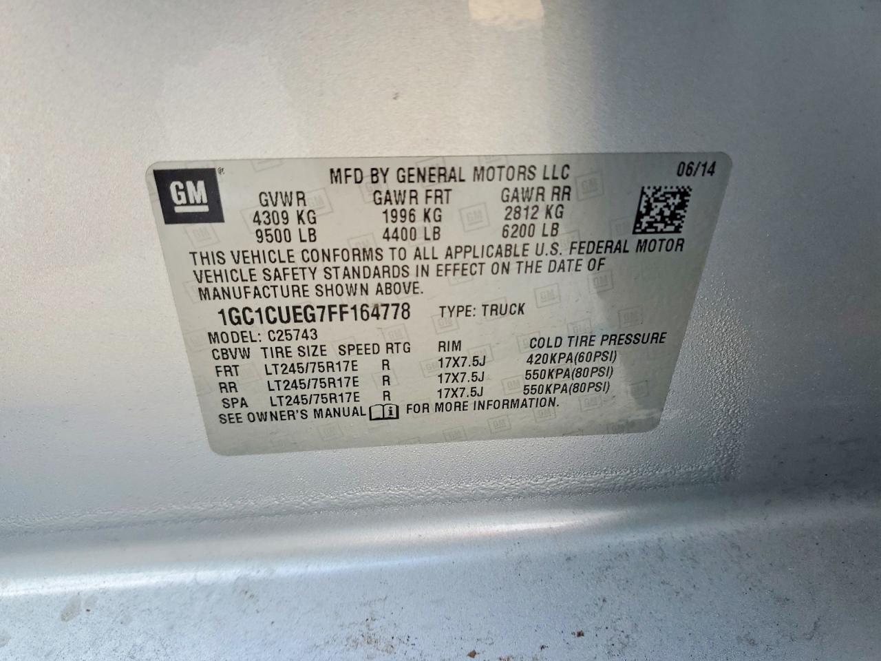 2015 Chevrolet Silverado C2500 Heavy Duty