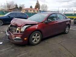 Salvage cars for sale from Copart Denver, CO: 2015 Chevrolet Cruze lt