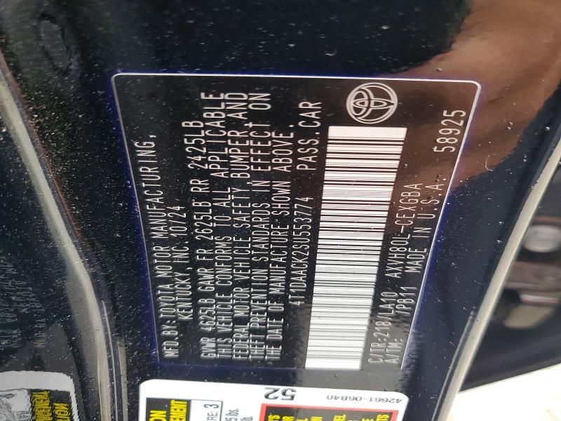 2025 Toyota Camry xse