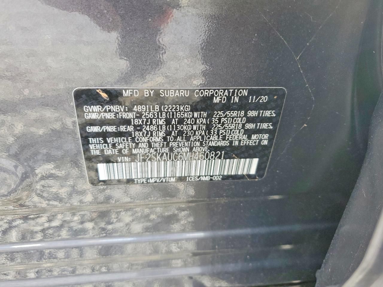 2021 Subaru Forester Limited