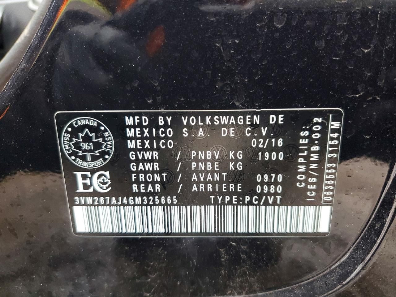 2016 Volkswagen Jetta s