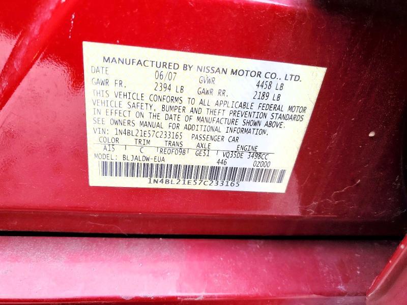 2007 Nissan Altima 3.5se