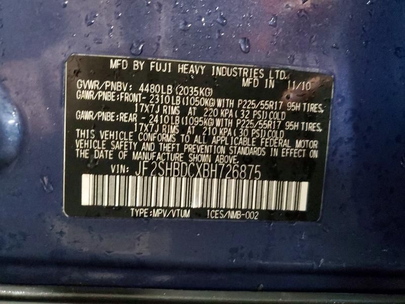 2011 Subaru Forester 2.5x Premium