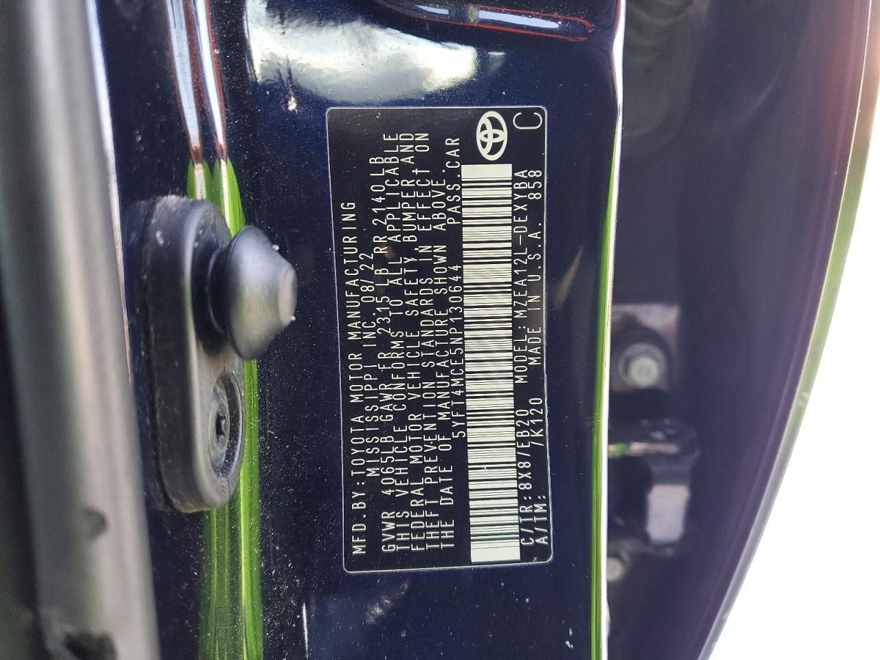 2022 Toyota Corolla xse