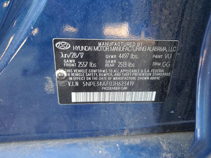 2018 Hyundai Sonata sel