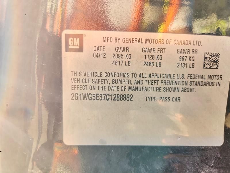 2012 Chevrolet Impala lt