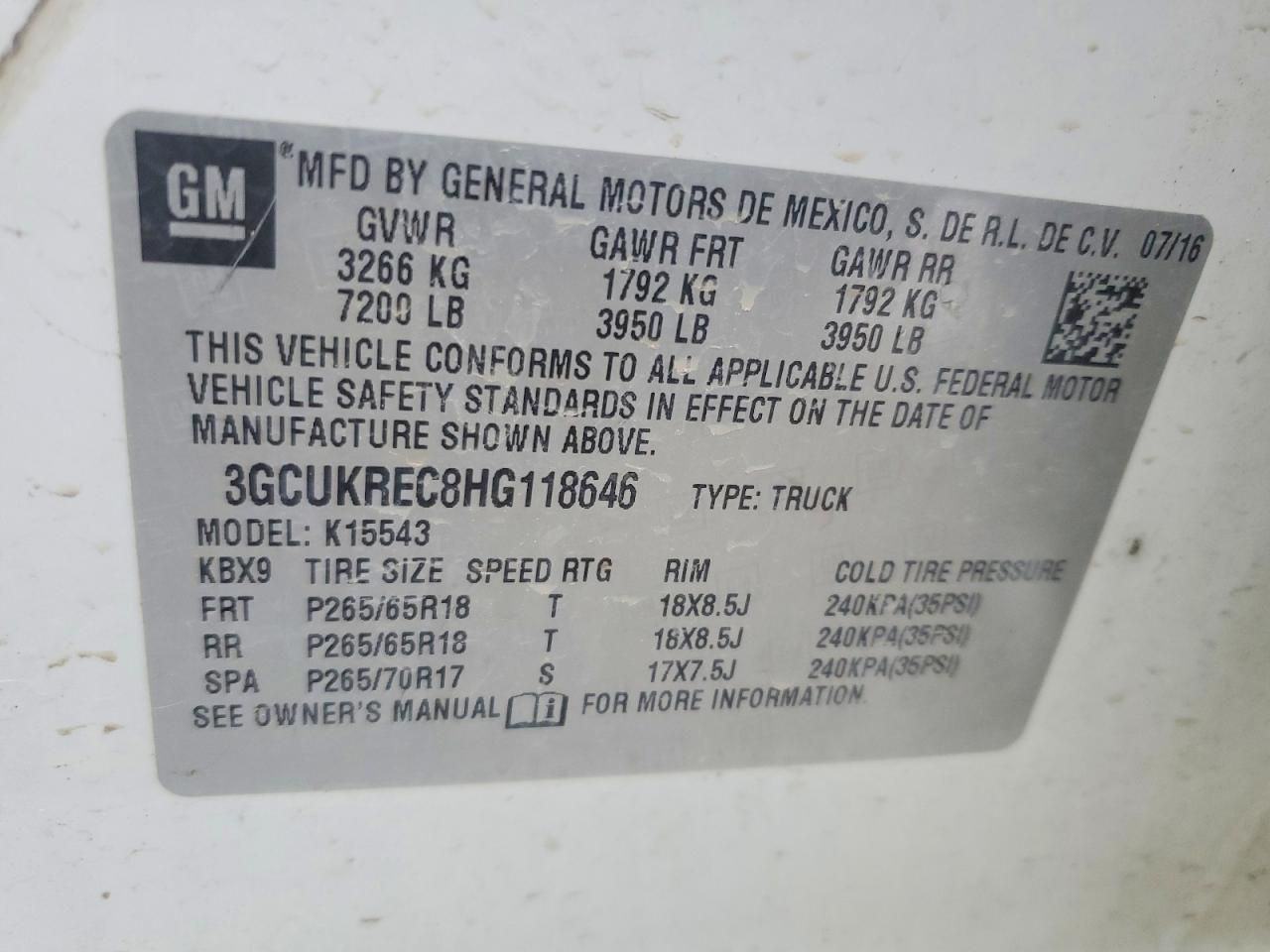 2017 Chevrolet Silverado K1500 lt