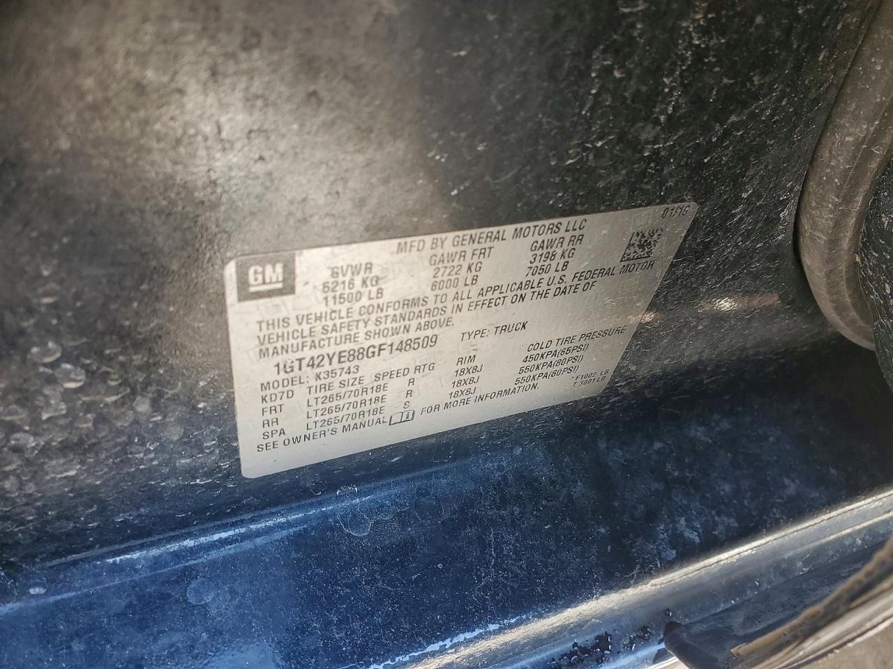 2016 GMC Sierra K3500 Denali