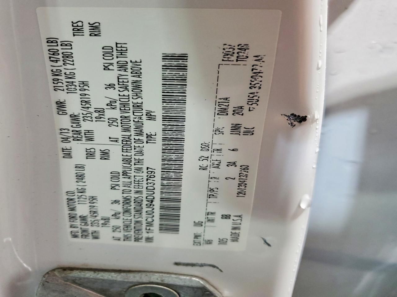 2013 Ford Escape Titanium