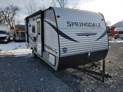 Salvage cars for sale from Copart Albany, NY: 2020 Keystone Springdale 1750RD