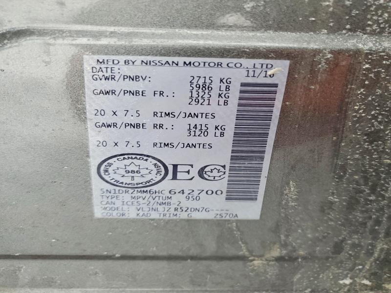 2017 Nissan Pathfinder s