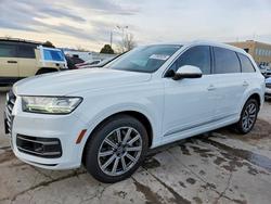 Audi Q7 Prestige salvage cars for sale: 2018 Audi Q7 Prestige