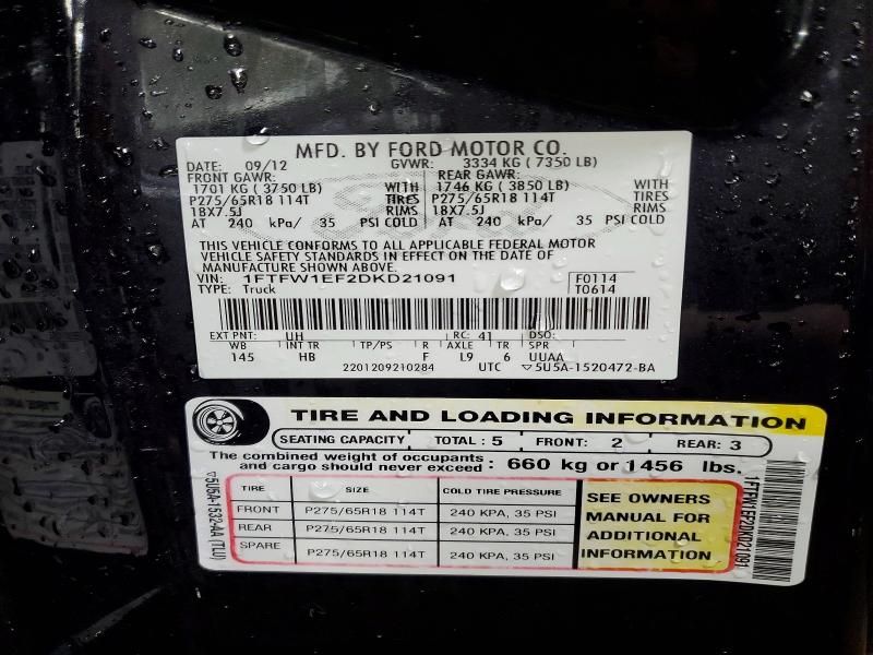 2013 Ford F150 Supercrew