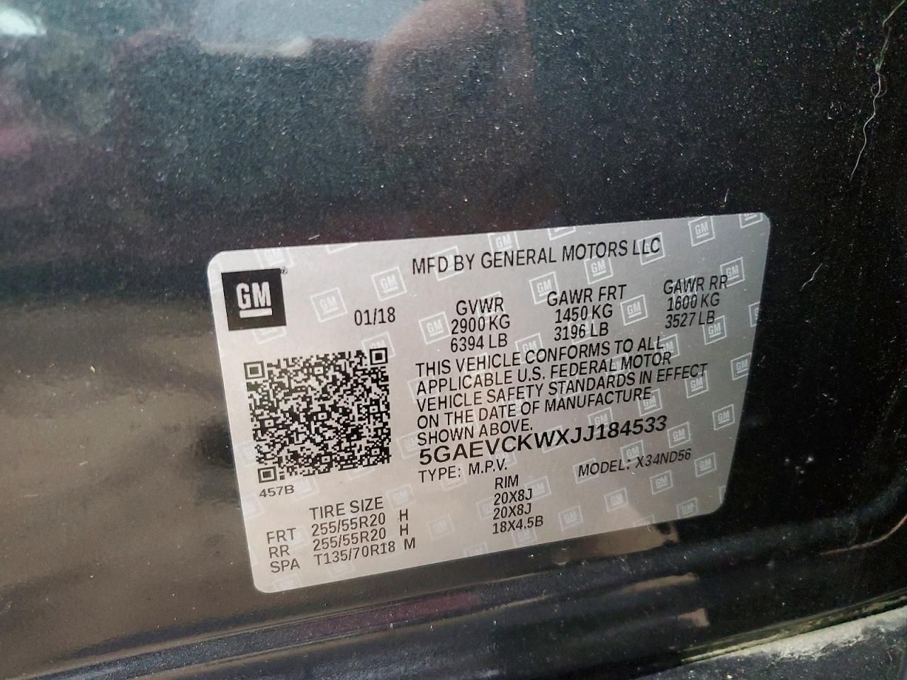 2018 Buick Enclave Avenir