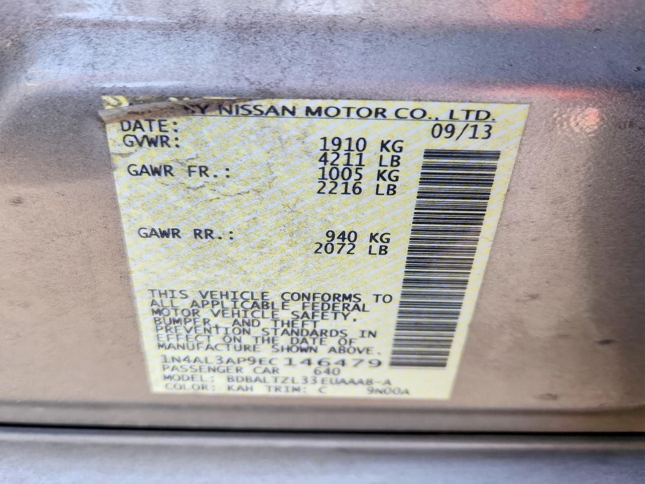 2014 Nissan Altima 2.5