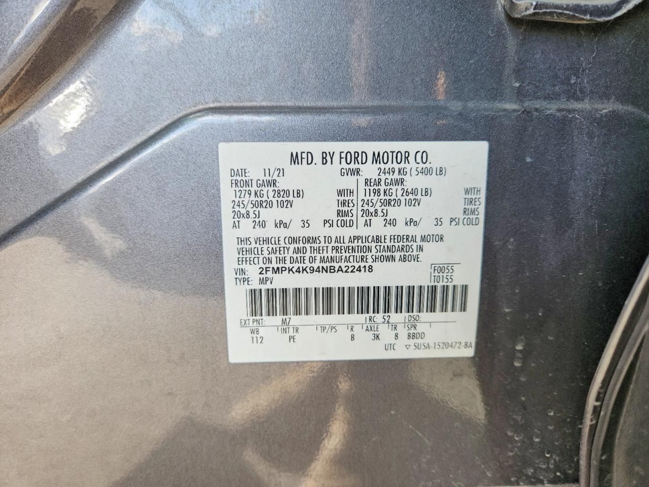 2022 Ford Edge Titanium