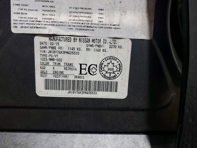 2015 Infiniti Q50 Base