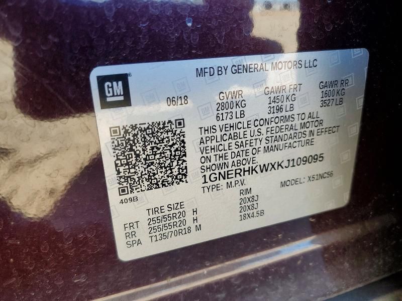 2019 Chevrolet Traverse lt