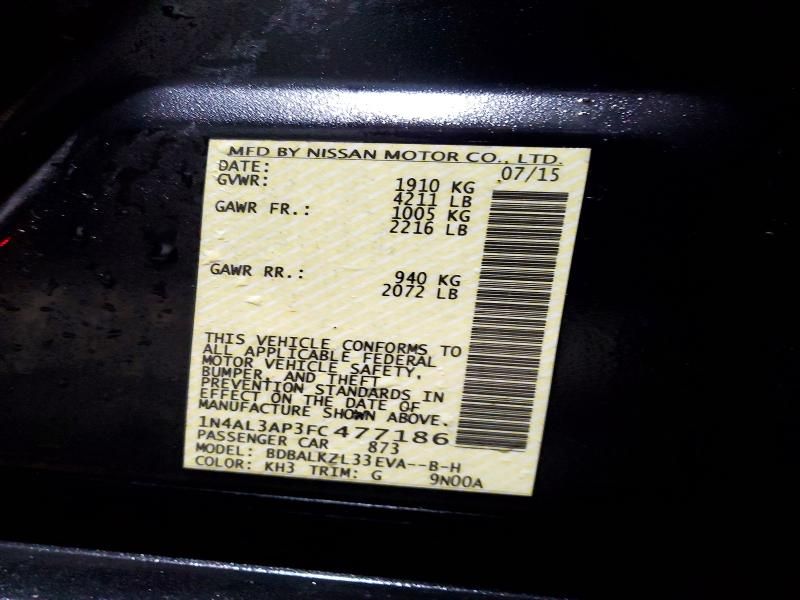 2015 Nissan Altima 2.5