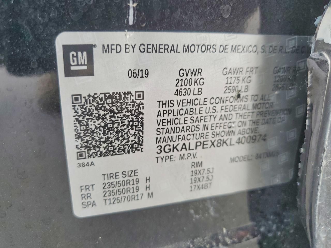 2019 GMC Terrain slt