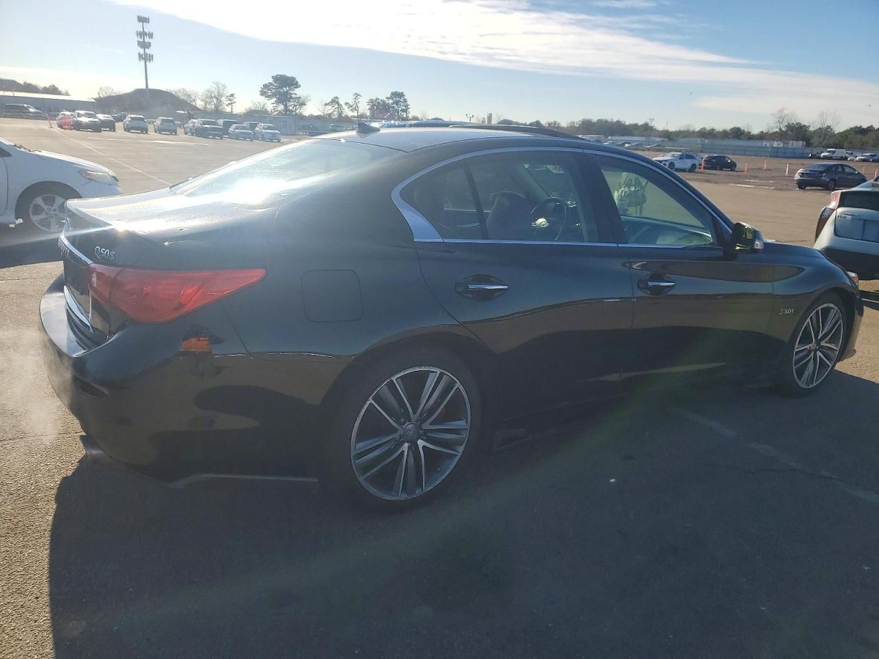 2017 Infiniti Q50 red Sport 400