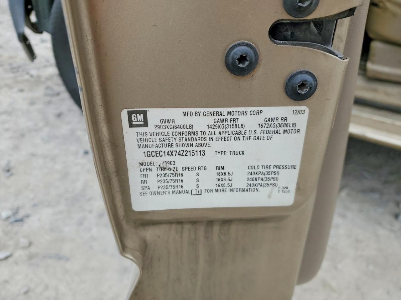 2004 Chevrolet Silverado C1500