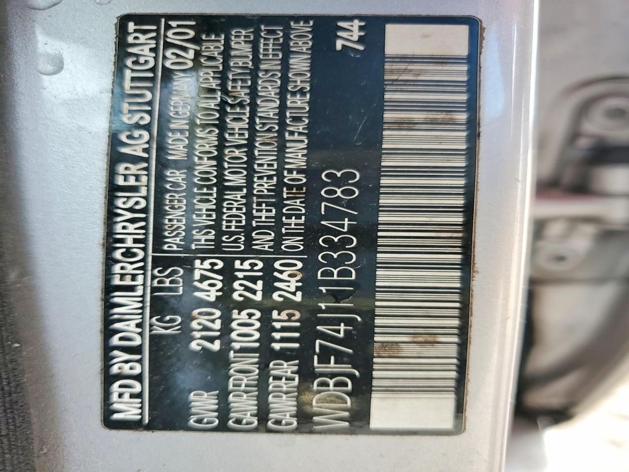 2001 Mercedes-Benz E 55 amg