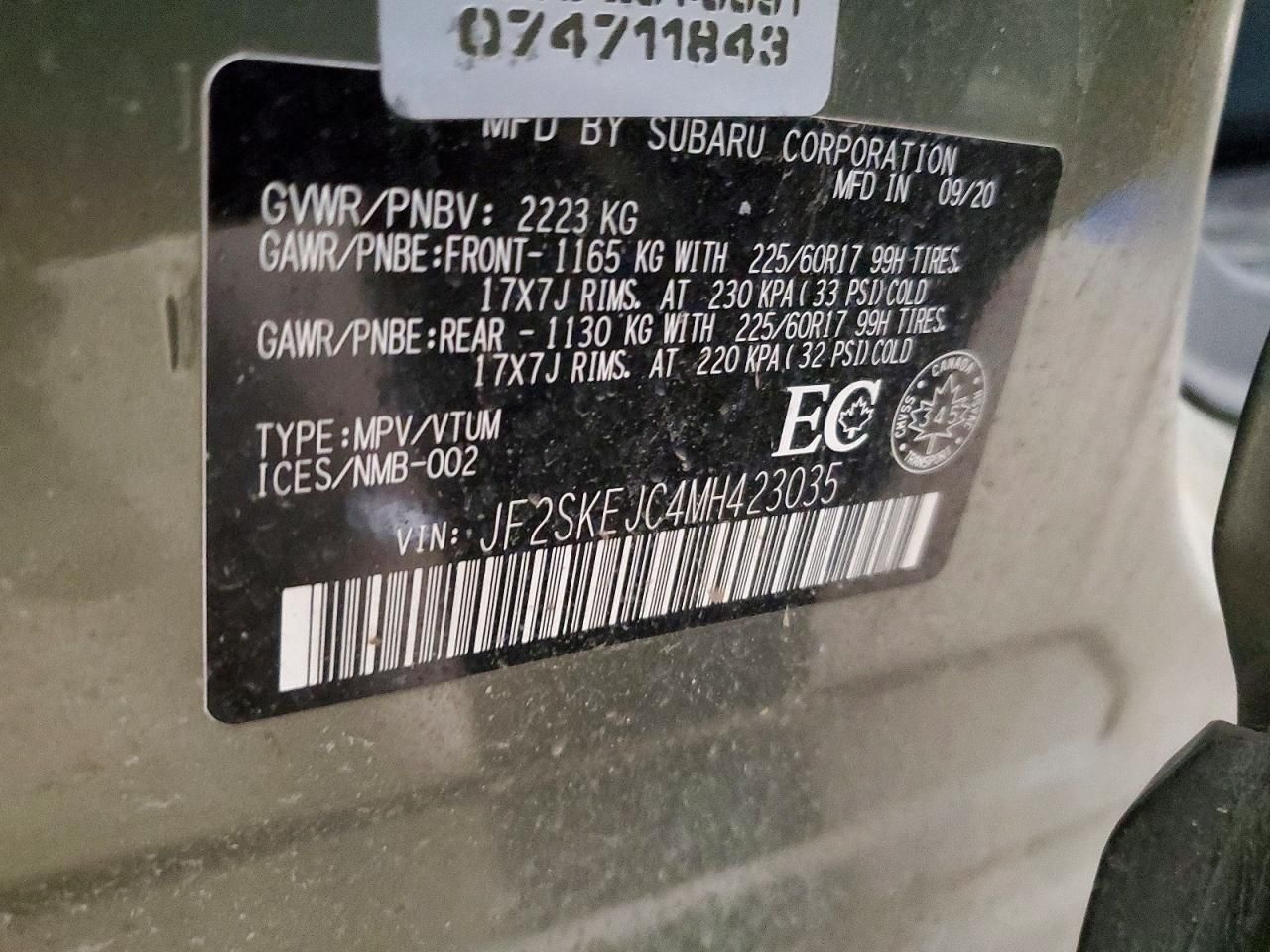 2021 Subaru Forester Touring