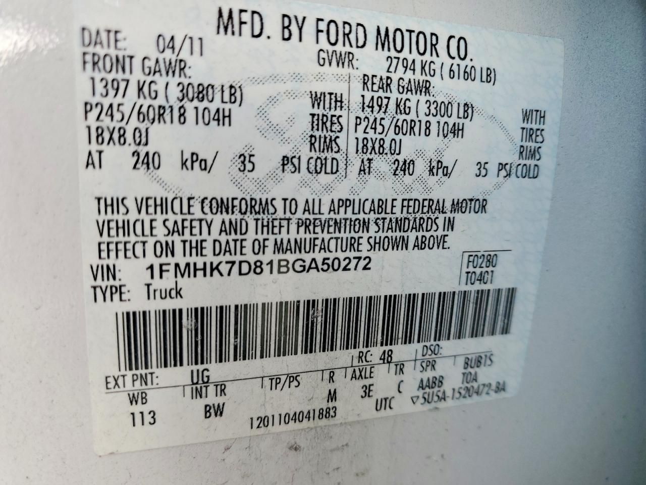 2011 Ford Explorer xlt